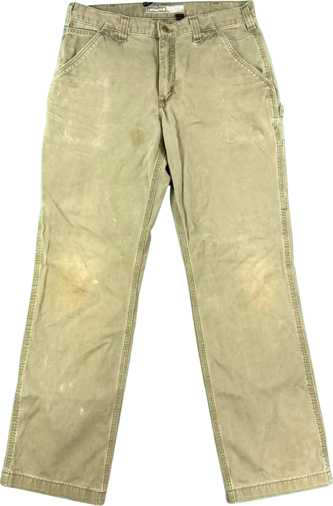 Faded Carhartt carpenter trousers