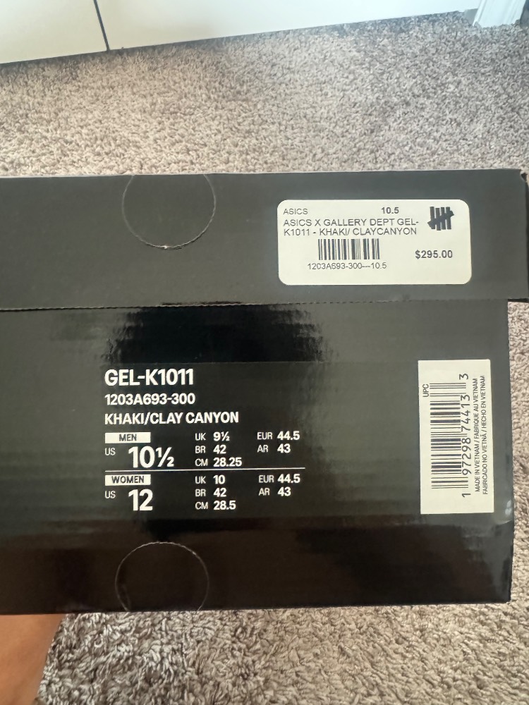 Gallery dept asics gel k1011 khaki - Image 8