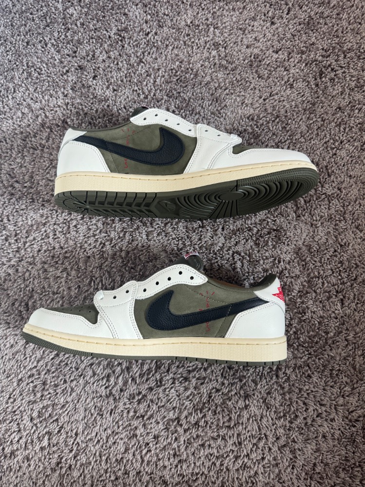 Jordan 1 low travis scott medium olive - Image 2
