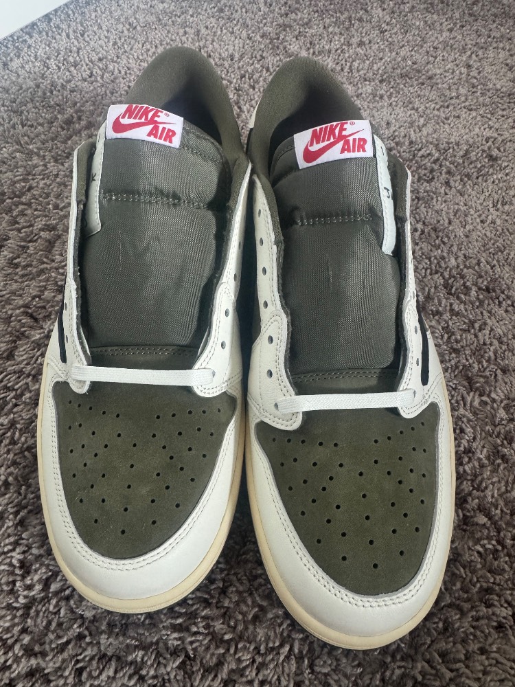 Jordan 1 low travis scott medium olive - Image 3