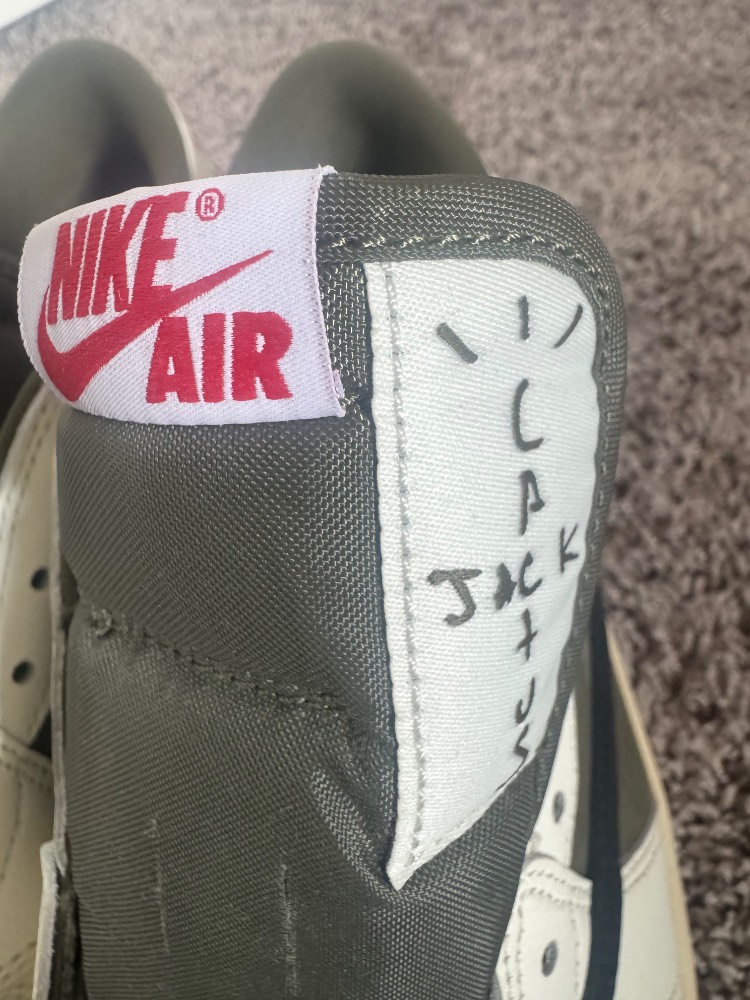 Jordan 1 low travis scott medium olive - Image 4