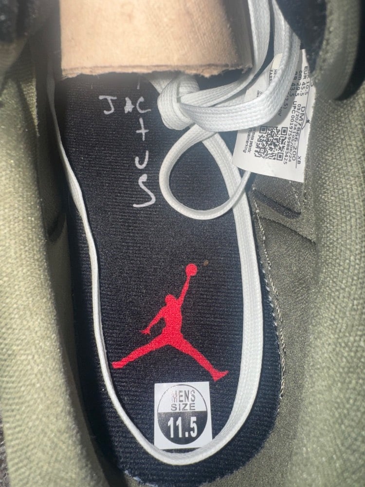 Jordan 1 low travis scott medium olive - Image 5