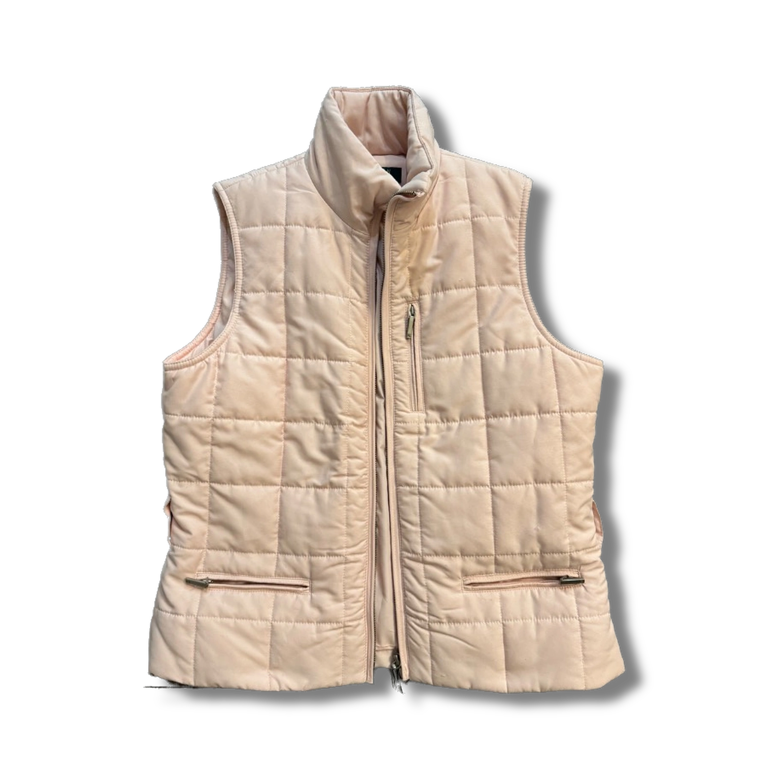 Ralph lauren pink quilted puffer vest