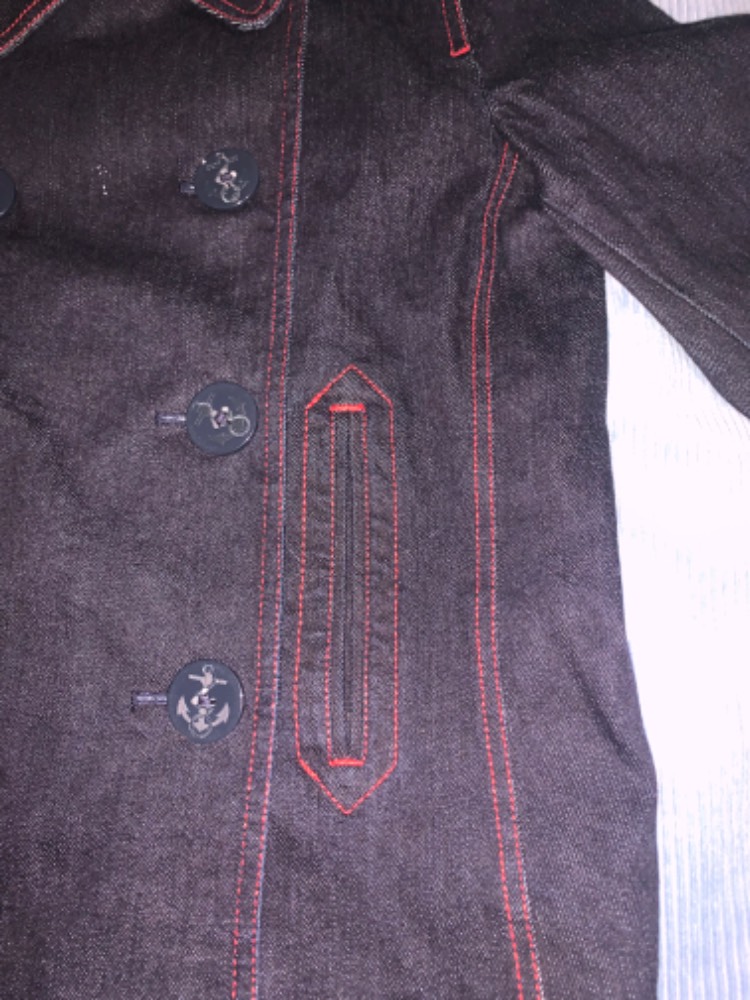 Vintage Red Stitch Ralph Lauren Denim Jacket - Image 4