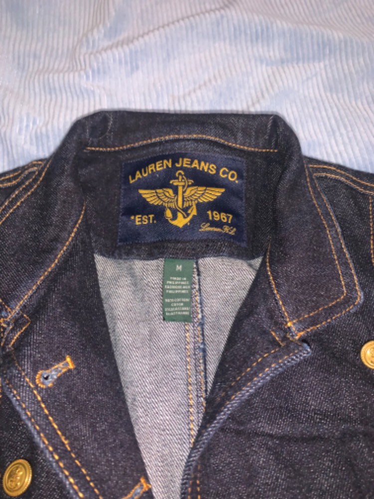Ralph Lauren Denim Vest (Gold Button) - Image 2