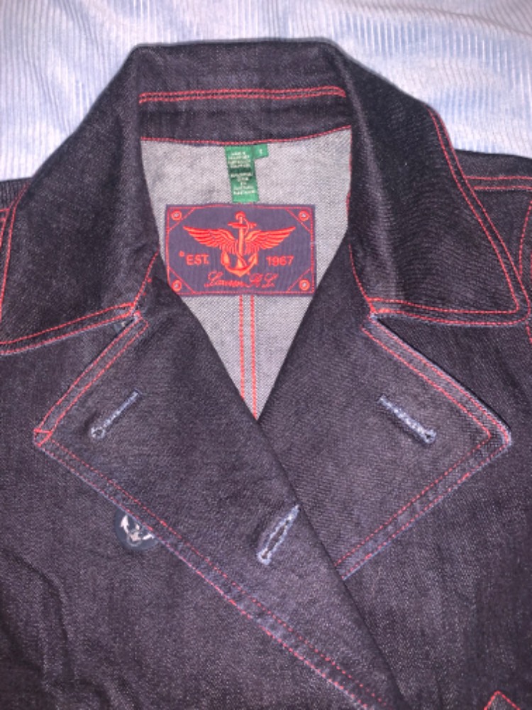 Vintage Red Stitch Ralph Lauren Denim Jacket - Image 2