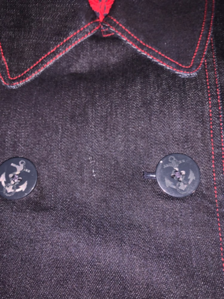 Vintage Red Stitch Ralph Lauren Denim Jacket - Image 6