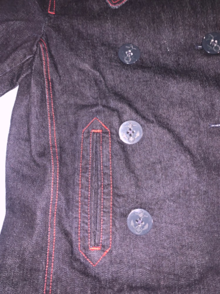 Vintage Red Stitch Ralph Lauren Denim Jacket - Image 3