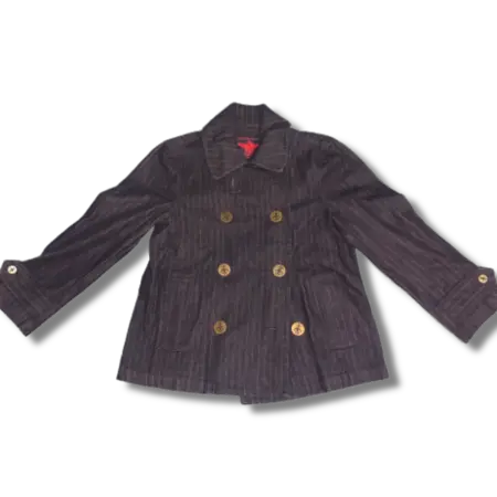 Vintage Pinstripe Ralph Lauren Denim Jacket