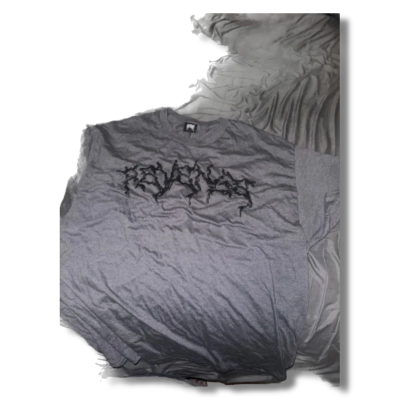 Revenge Grey Graphic T-Shirt