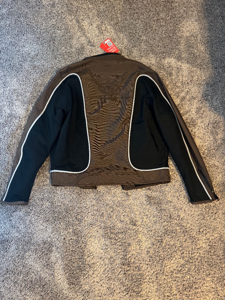 Diesel Brown & Black racer Jacket - Image 2
