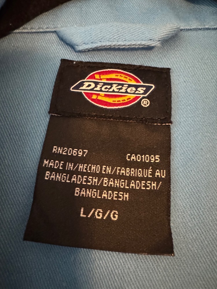 Dickies Blue Short-Sleeve Work Shirt - Image 3
