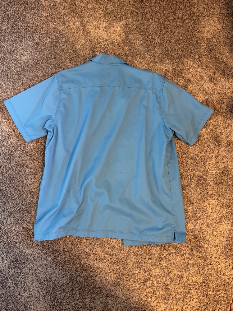 Dickies Blue Short-Sleeve Work Shirt - Image 2