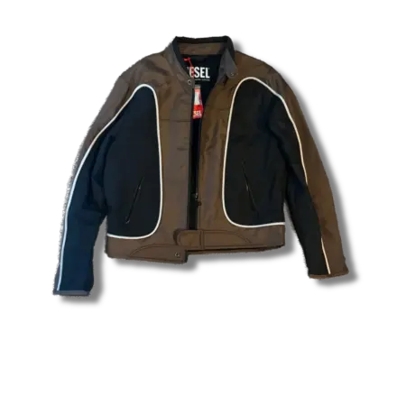 Diesel Brown & Black racer Jacket