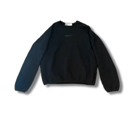 Fear of God Black Essentials Crewneck Sweatshirt