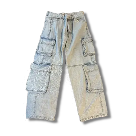 Zara Light Blue Cargo jeans