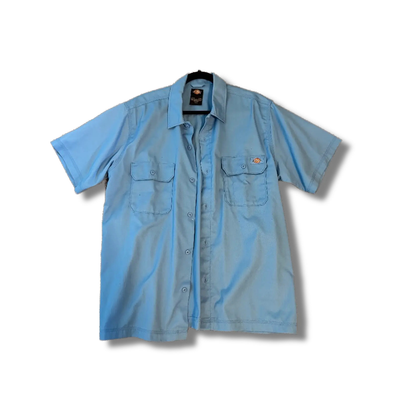 Dickies Blue Short-Sleeve Work Shirt