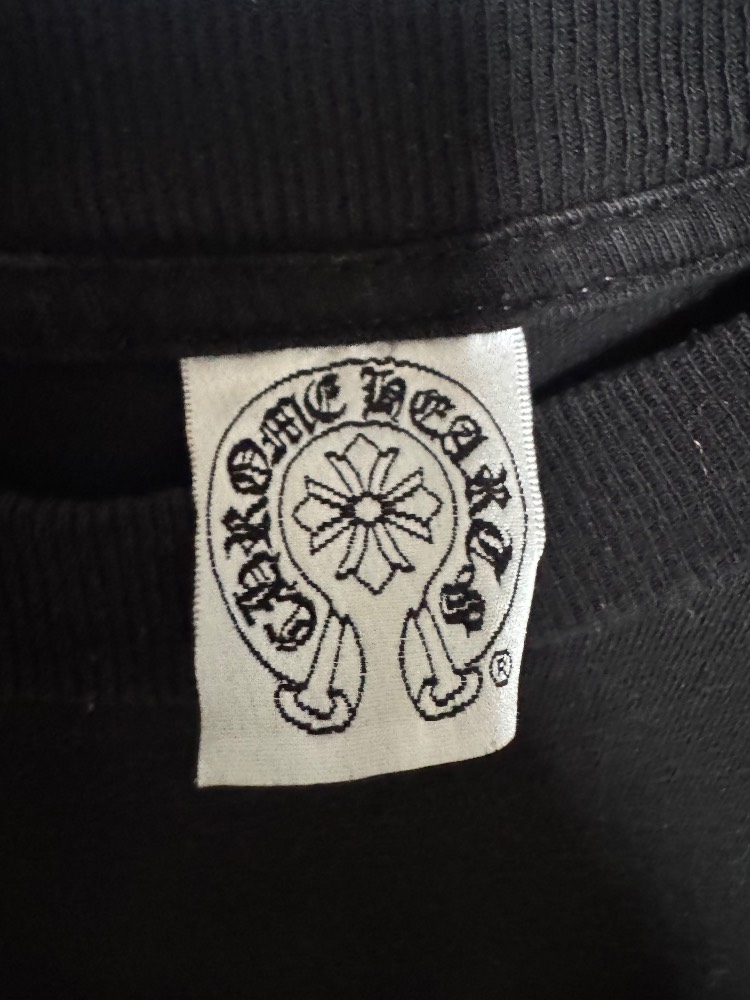 Chrome Hearts Black Pocket Graphic T-Shirt - Image 6