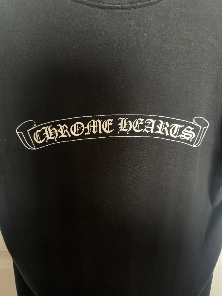 Chrome Hearts Black Pocket Graphic T-Shirt - Image 4