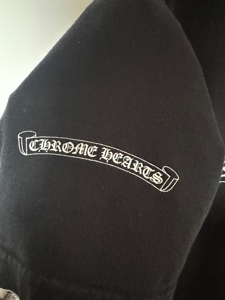 Chrome Hearts Black Pocket Graphic T-Shirt - Image 5