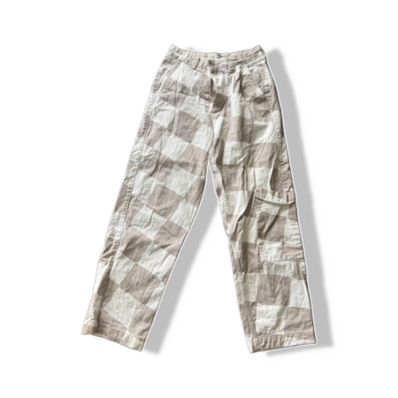 Bershka Checker Cargo Pants