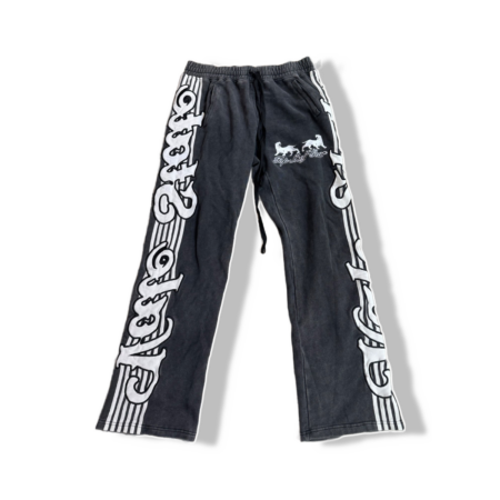 Vale Embroidered Graphic Sweatpants