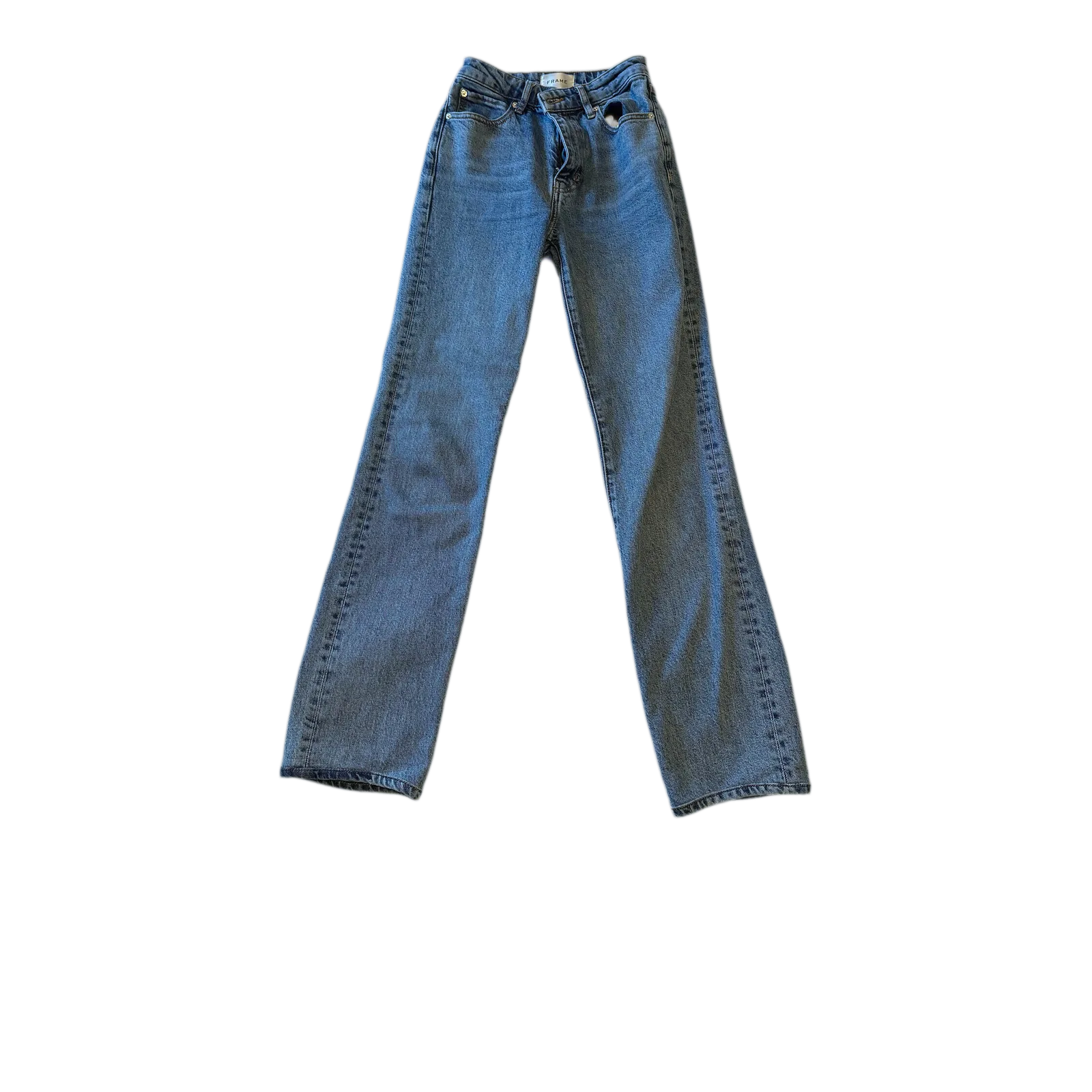 FRAME High Rise Flare Jeans