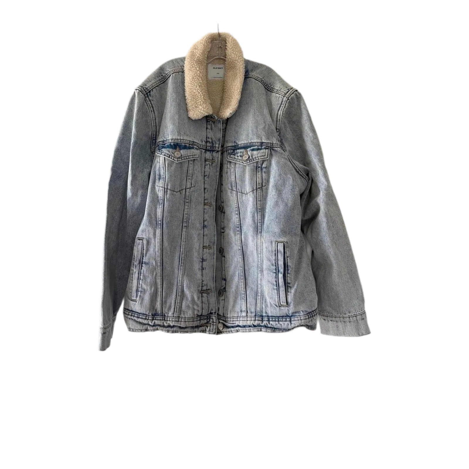 Old Navy Sherpa Denim Jacket